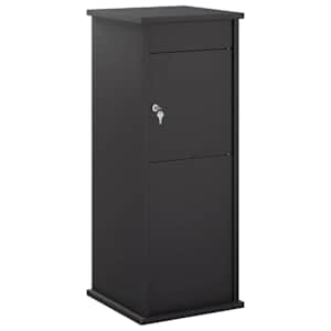 vidaXL postkast Must 40 x 40 x 100 cm Teras