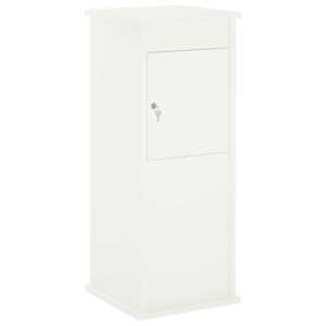 vidaXL postkast Valge 40 x 40 x 100 cm Teras