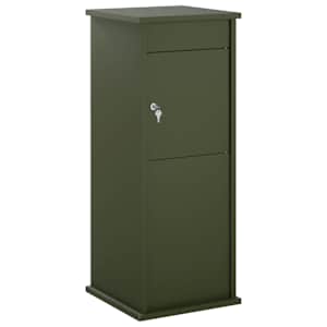 vidaXL postkast Oliiviroheline 40 x 40 x 100 cm Teras