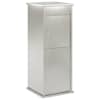 vidaXL postkast H&otilde;bedane 40 x 40 x 100 cm Roostevaba teras