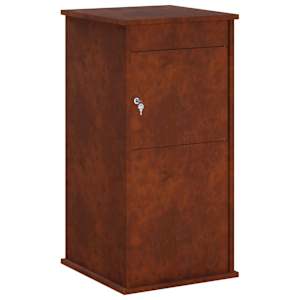 vidaXL postkast Rooste 50 x 52 x 100 cm Ilmastikukindel teras