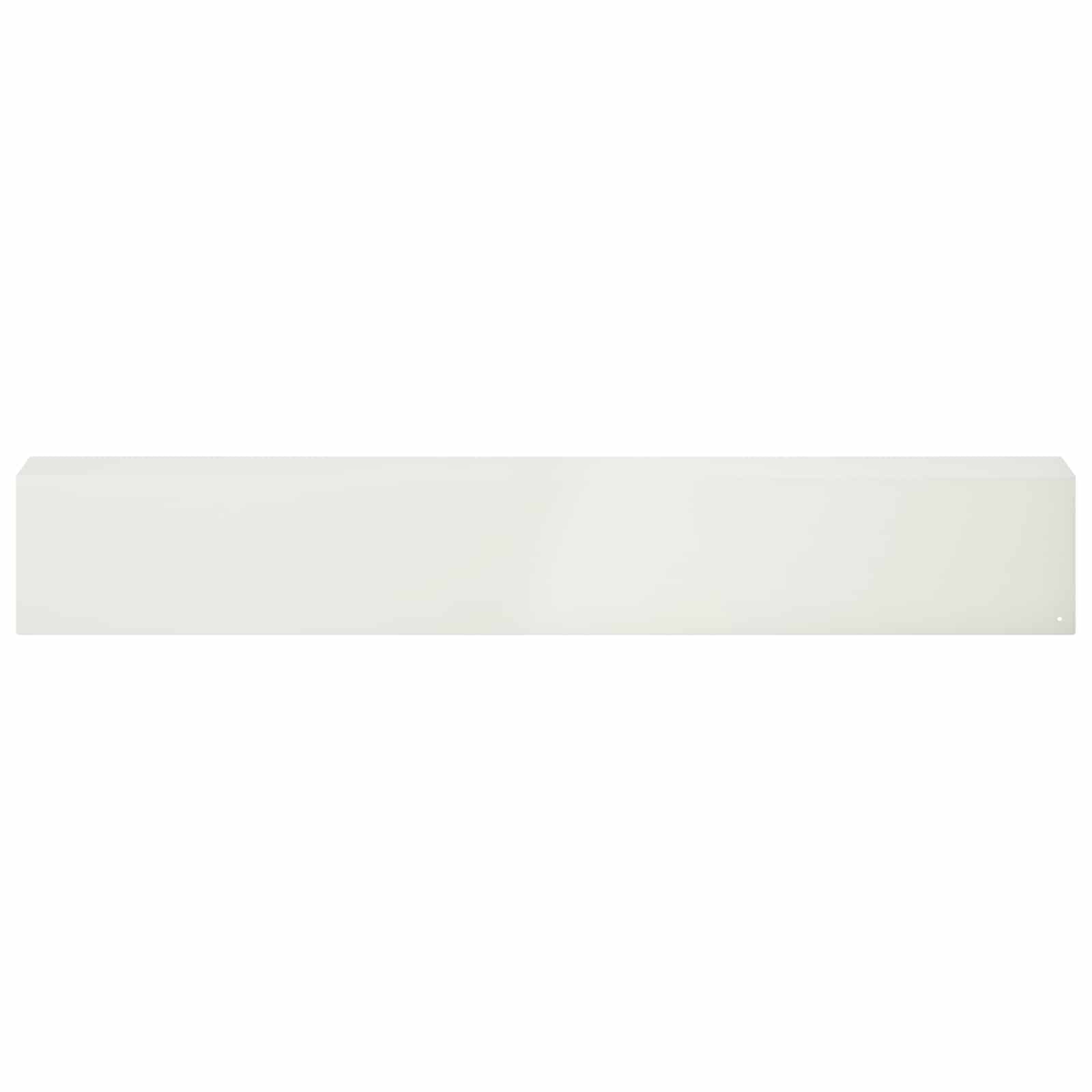 vidaXL - Afdekprofiel - voor - tuinranden - 2 - st - 100 - x - 10 - x - 15 - cm - Staal - Wit
