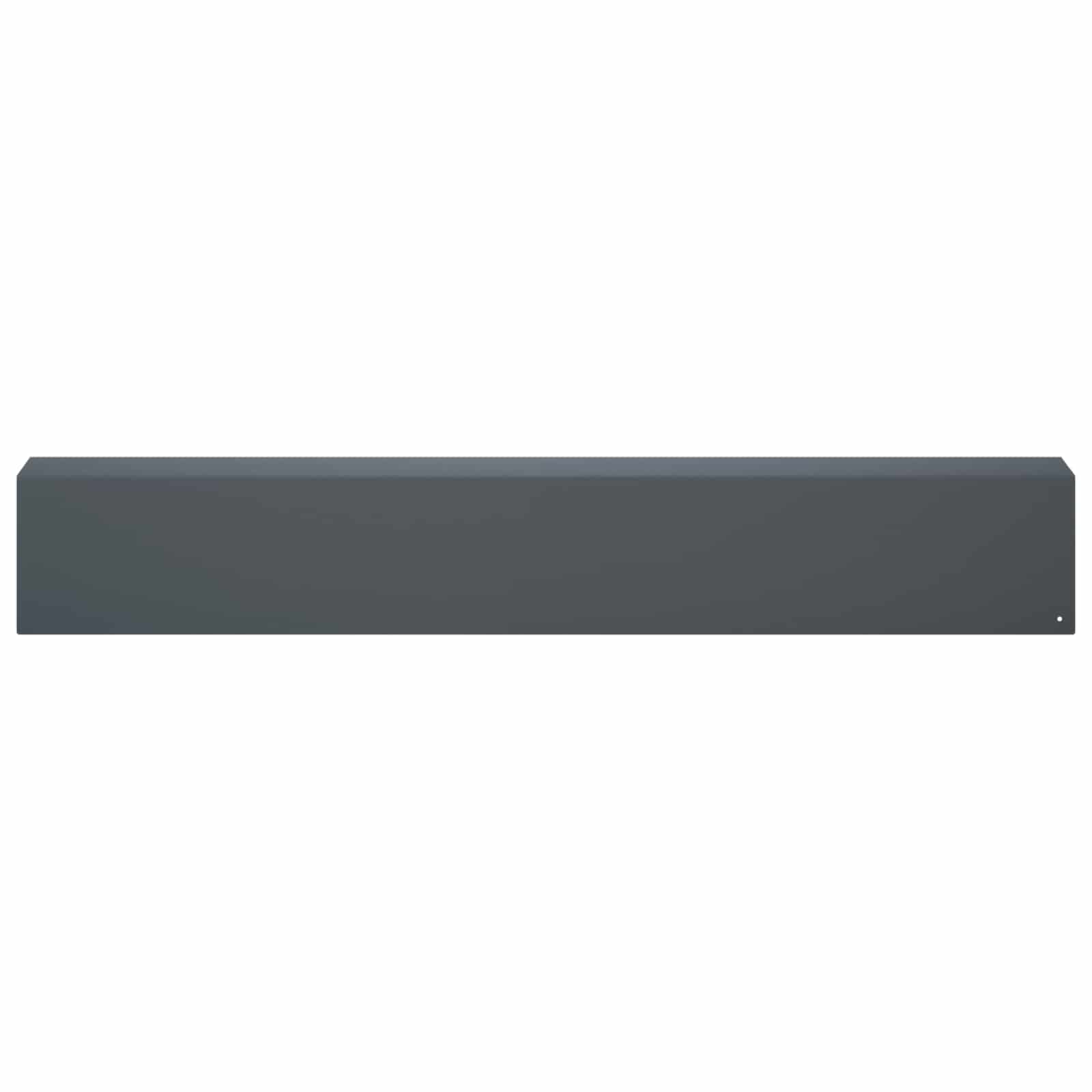 vidaXL - Afdekprofiel - voor - tuinranden - 2 - st - 100 - x - 10 - x - 15 - cm - Staal