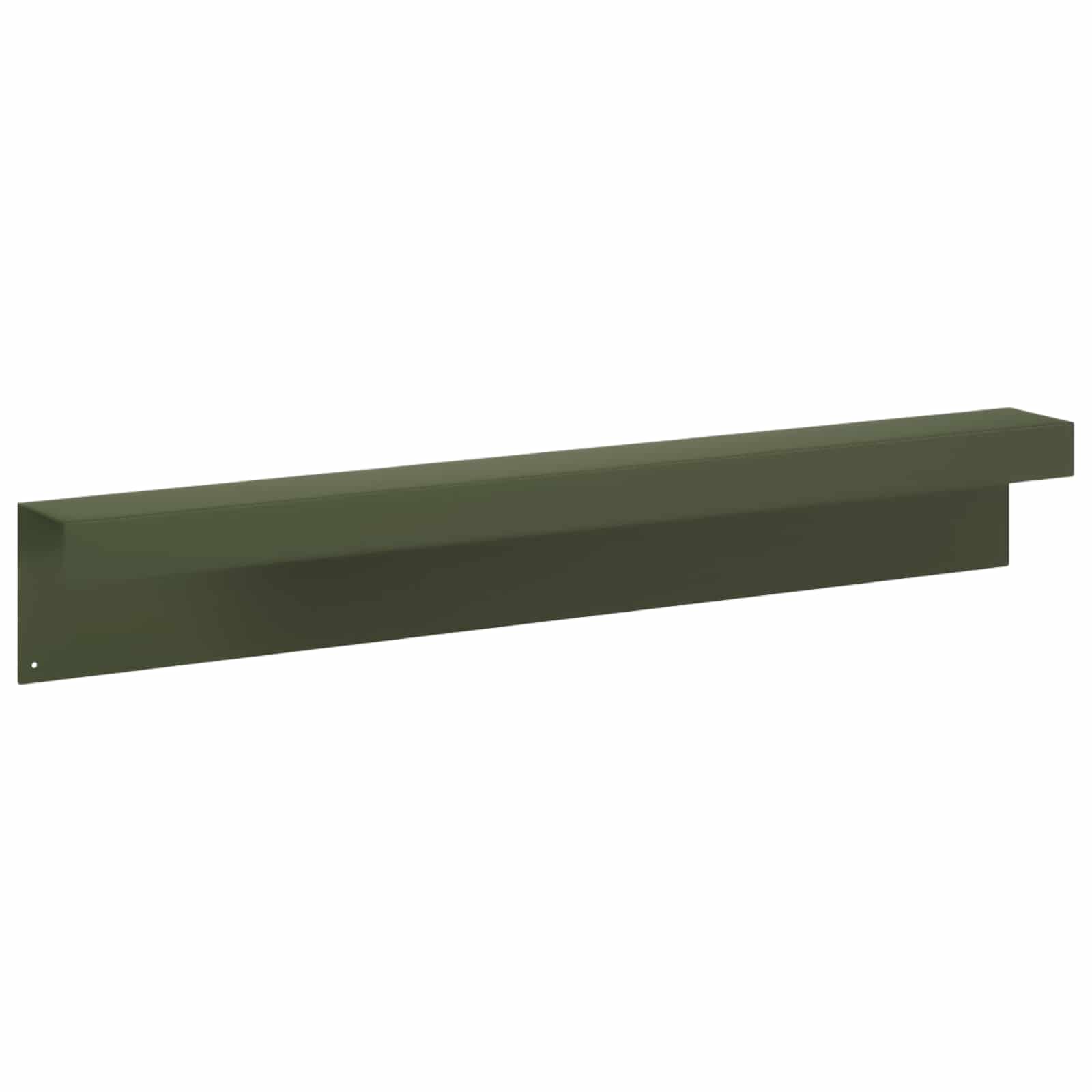 Pokrivni profil za vrtno obrobo 2 kos 100 x 10 x 15 cm Jeklo