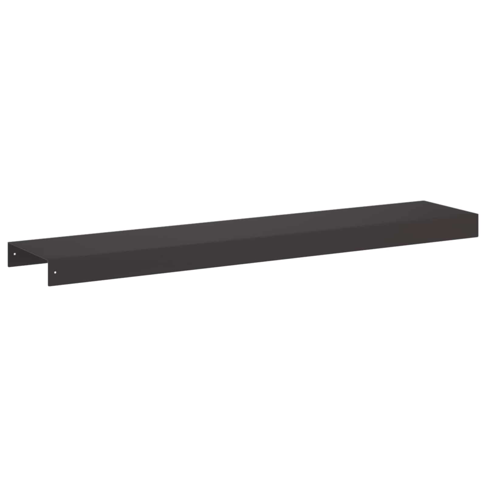 Pokrivni profil za vrtno obrobo 2 kos 100 x 20 x 5 cm Jeklo
