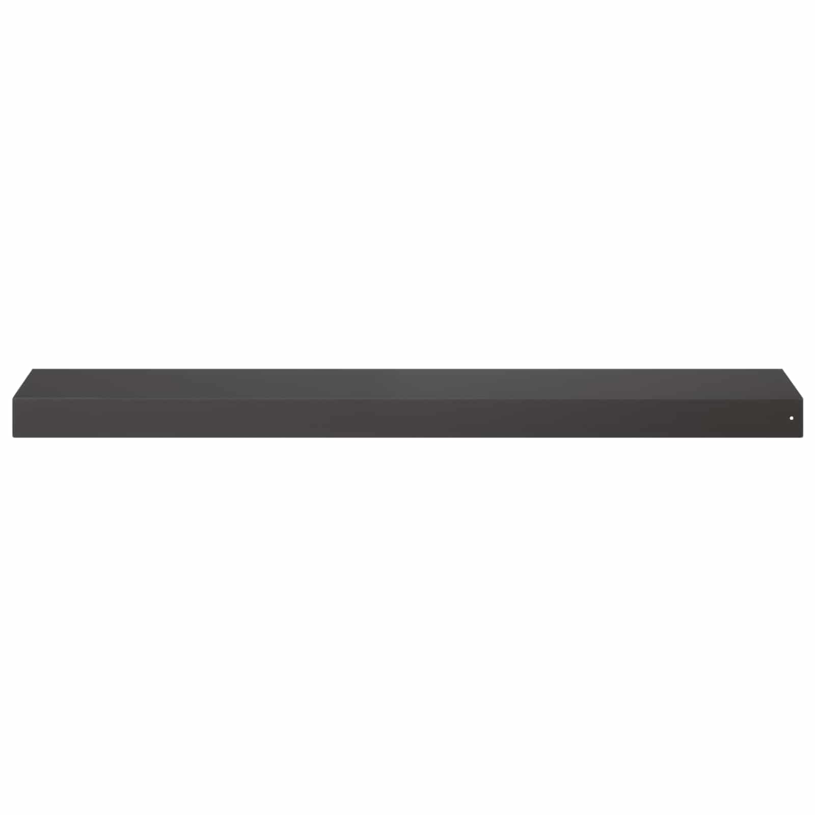 vidaXL - Afdekprofiel - voor - tuinranden - 10 - st - 100 - x - 20 - x - 5 - cm - Staal - Zwart