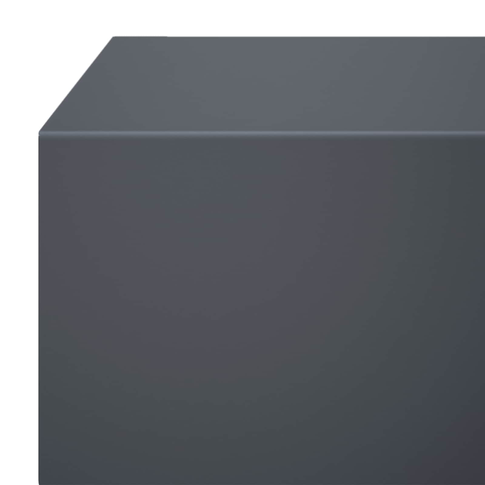 Pokrivni profil za vrtno obrobo 2 kos 100 x 20 x 5 cm Jeklo