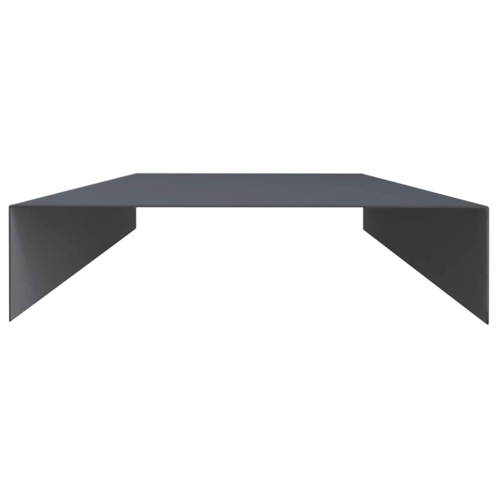 Pokrivni profil za vrtno obrobo 2 kos 100 x 20 x 5 cm Jeklo