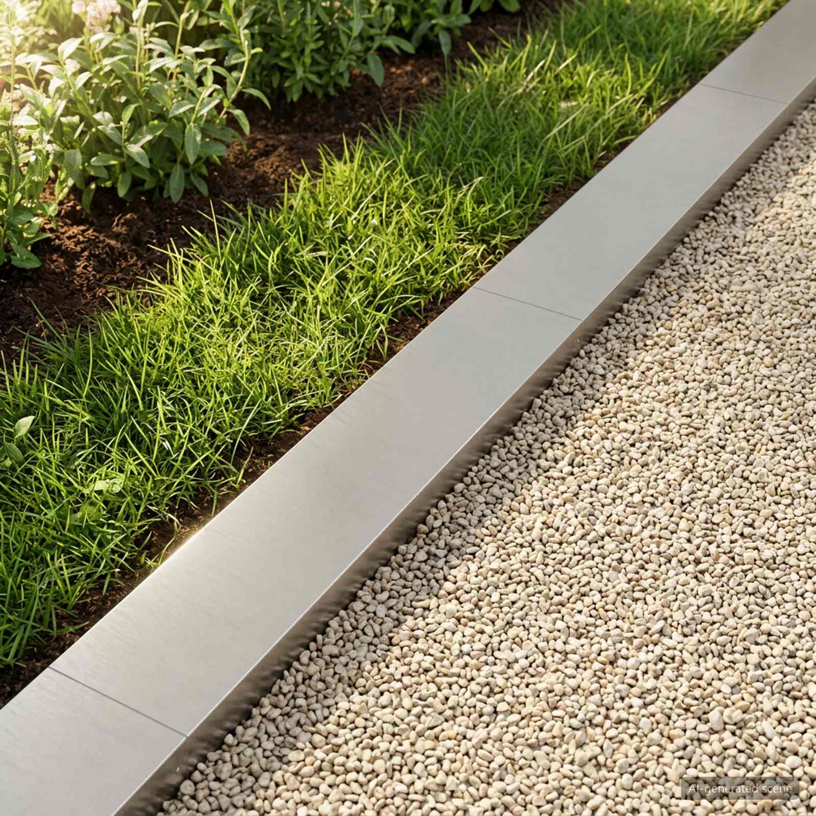 vidaXL Garten-Abdeckprofil 10 stk. 100 x 20 x 5 cm Edelstahl Silber