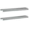 vidaXL Peenra&auml;&auml;re katteprofiil 2 tk 100 x 20 x 5 cm Tsingitud teras