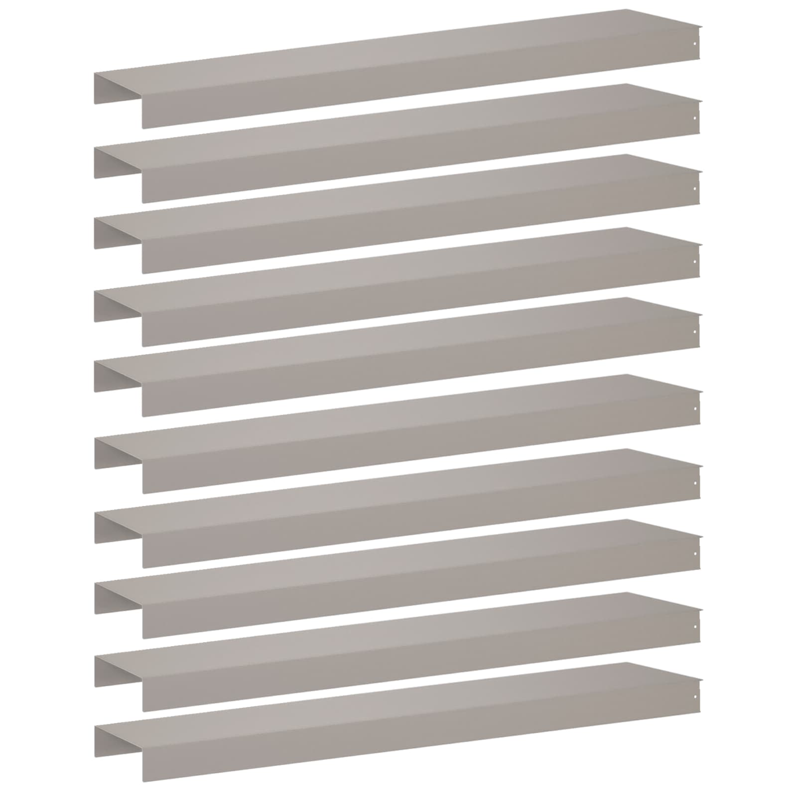 Pokrivni profil za vrtno obrobo 10 kos 100 x 20 x 5 cm