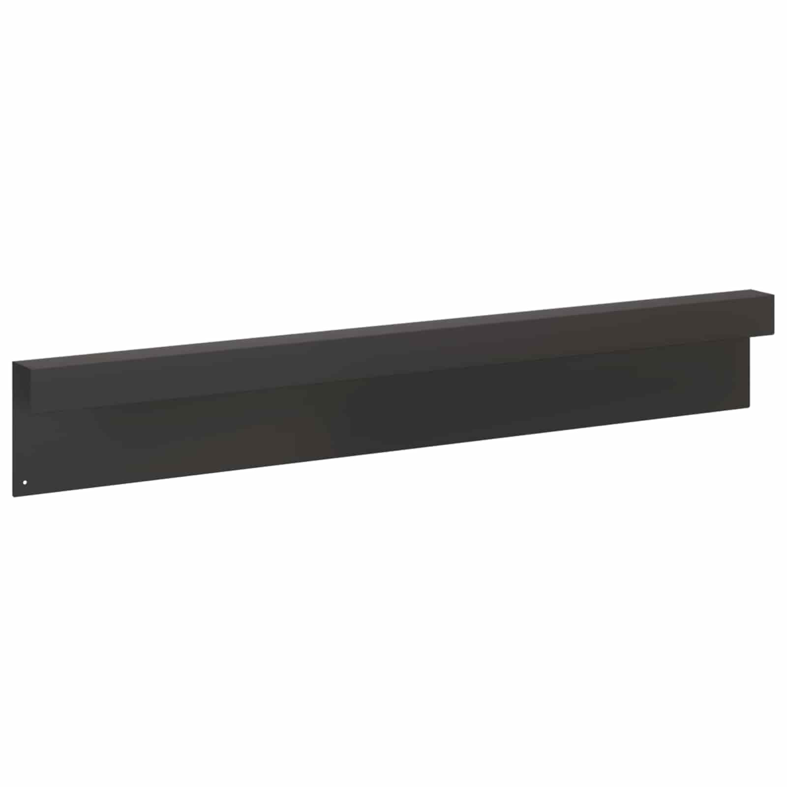 Pokrivni profil za vrtno obrobo 10 kos 100 x 5 x 15 cm Jeklo