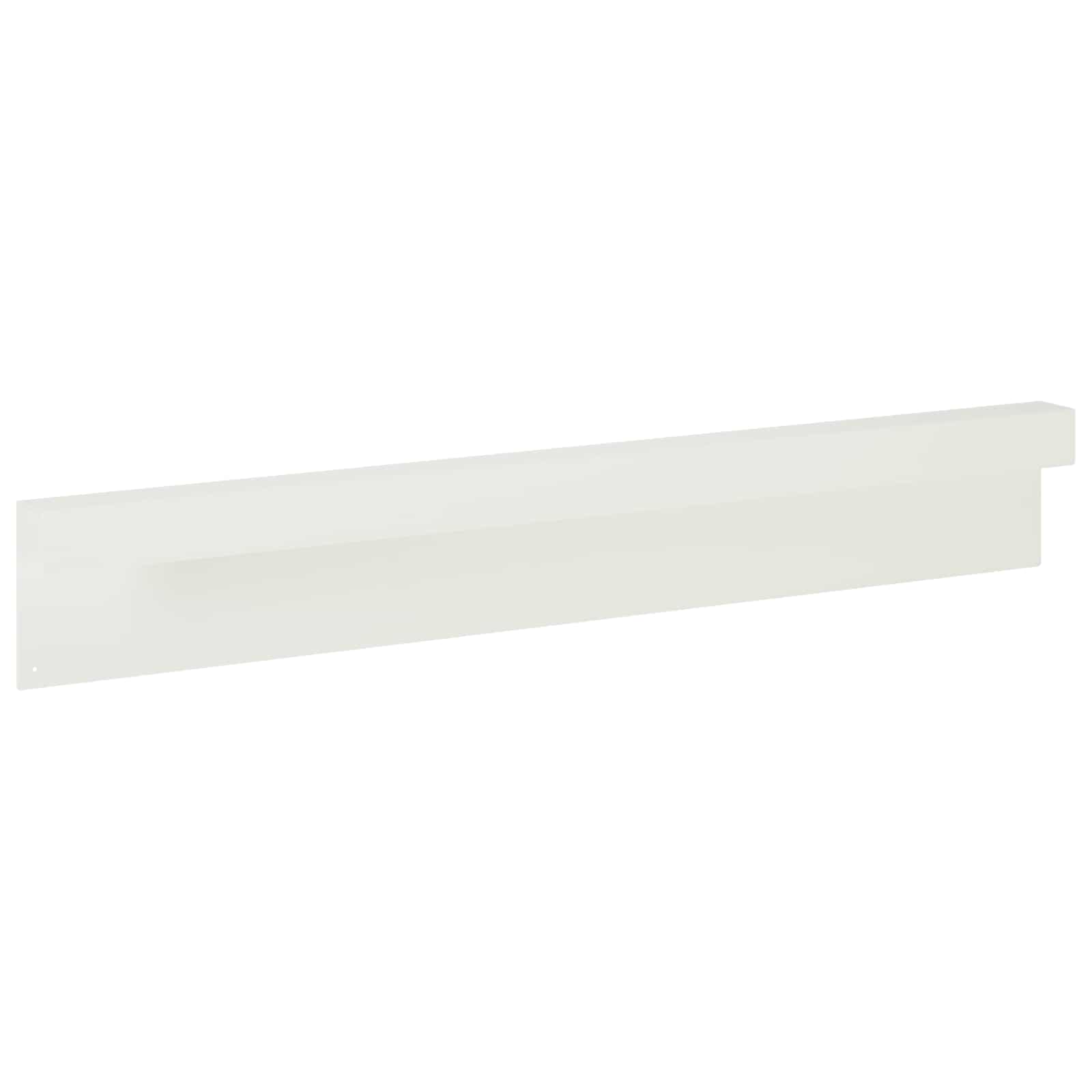 Pokrivni profil za vrtno obrobo 2 kos 100 x 5 x 15 cm Jeklo