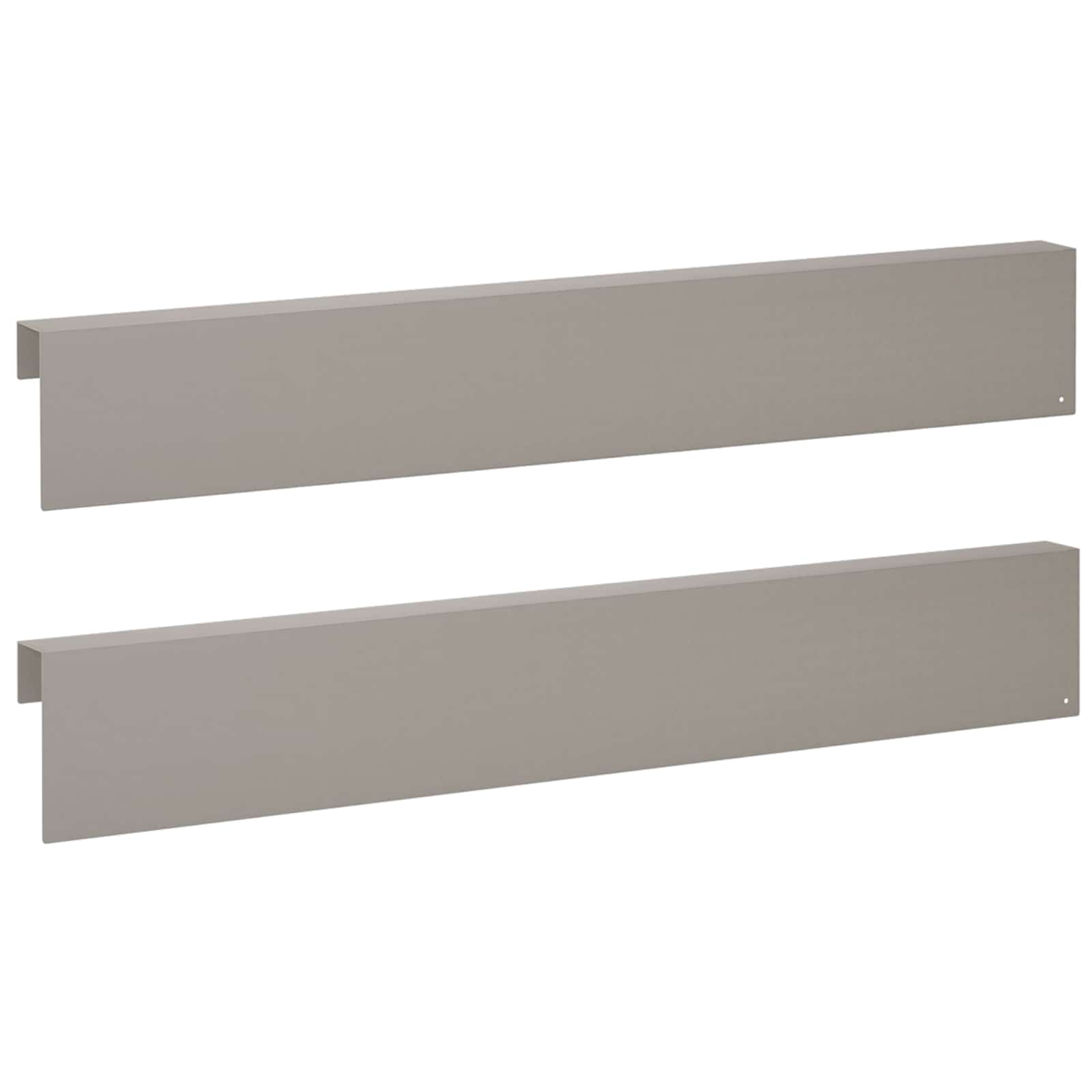 vidaXL - Afdekprofiel - voor - tuinranden - 2 - st - 100 - x - 5 - x - 15 - cm