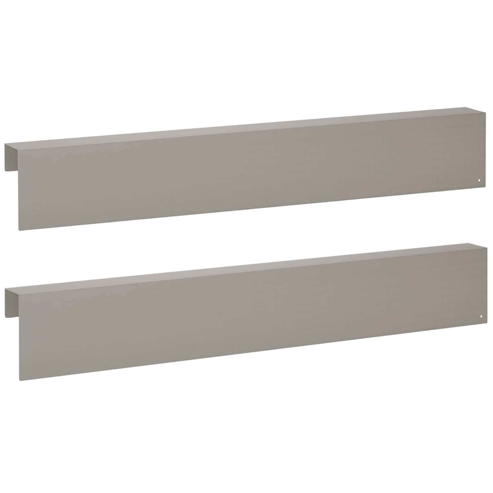 vidaXL - Afdekprofiel - voor - tuinranden - 2 - st - 100 - x - 6 - x - 15 - cm