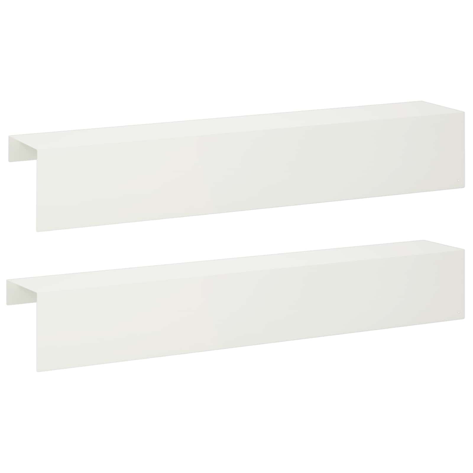 Pokrivni profil za vrtno obrobo 2 kos 100 x 15 x 15 cm Jeklo
