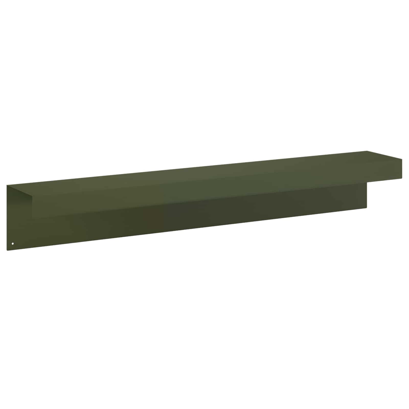 Pokrivni profil za vrtno obrobo 2 kos 100 x 15 x 15 cm Jeklo