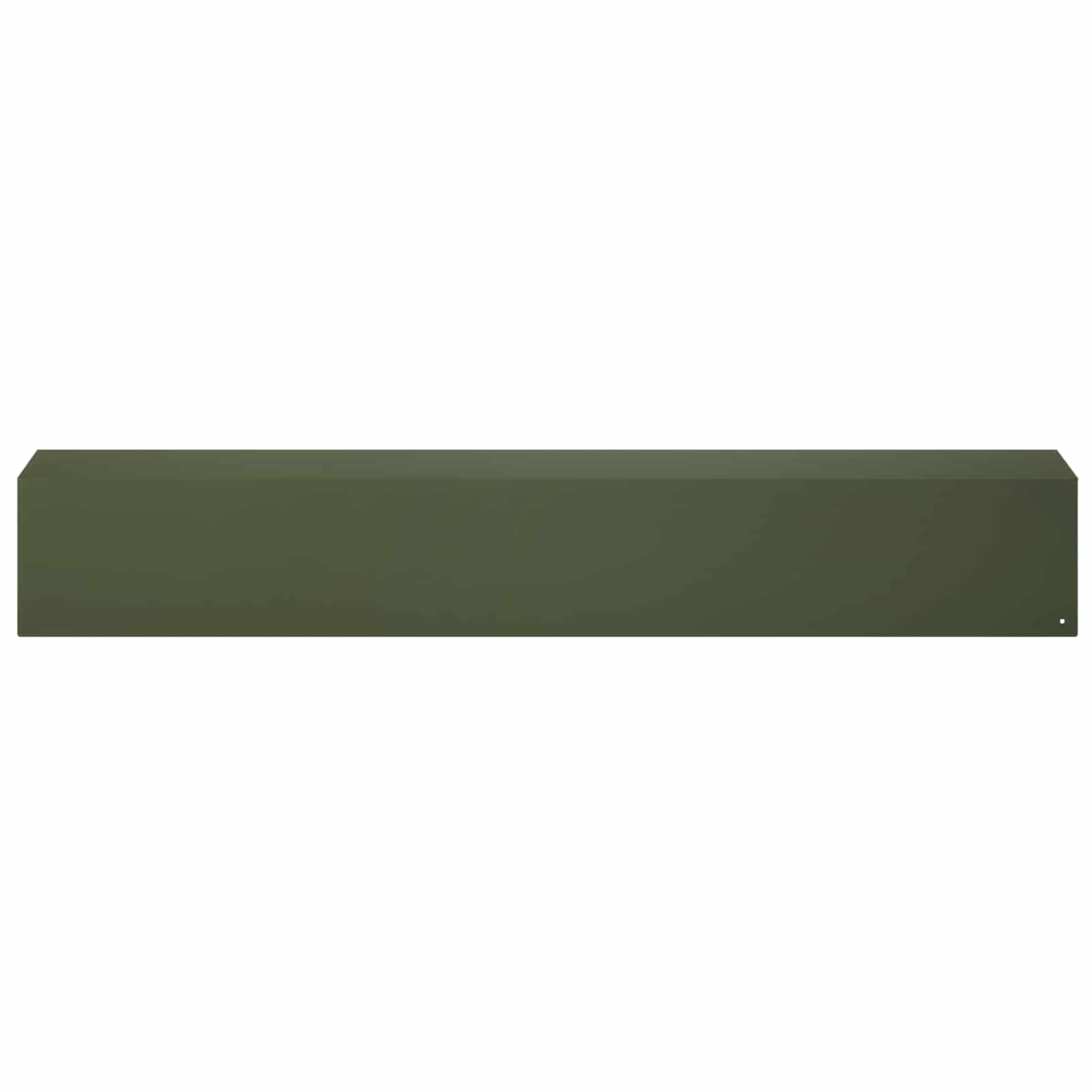 Pokrivni profil za vrtno obrobo 2 kos 100 x 15 x 15 cm Jeklo