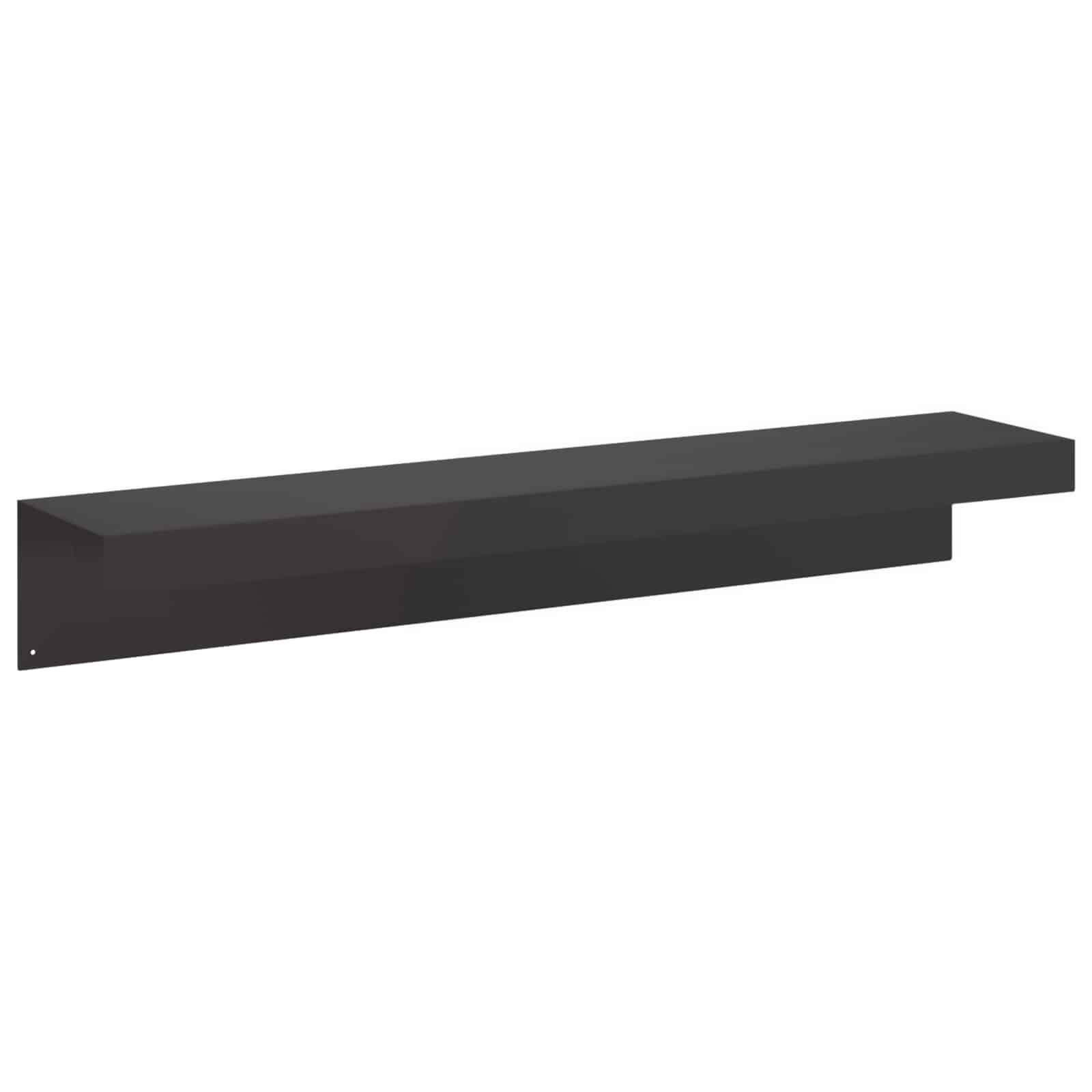 Pokrivni profil za vrtno obrobo 10 kos 100 x 20 x 15 cm Jeklo