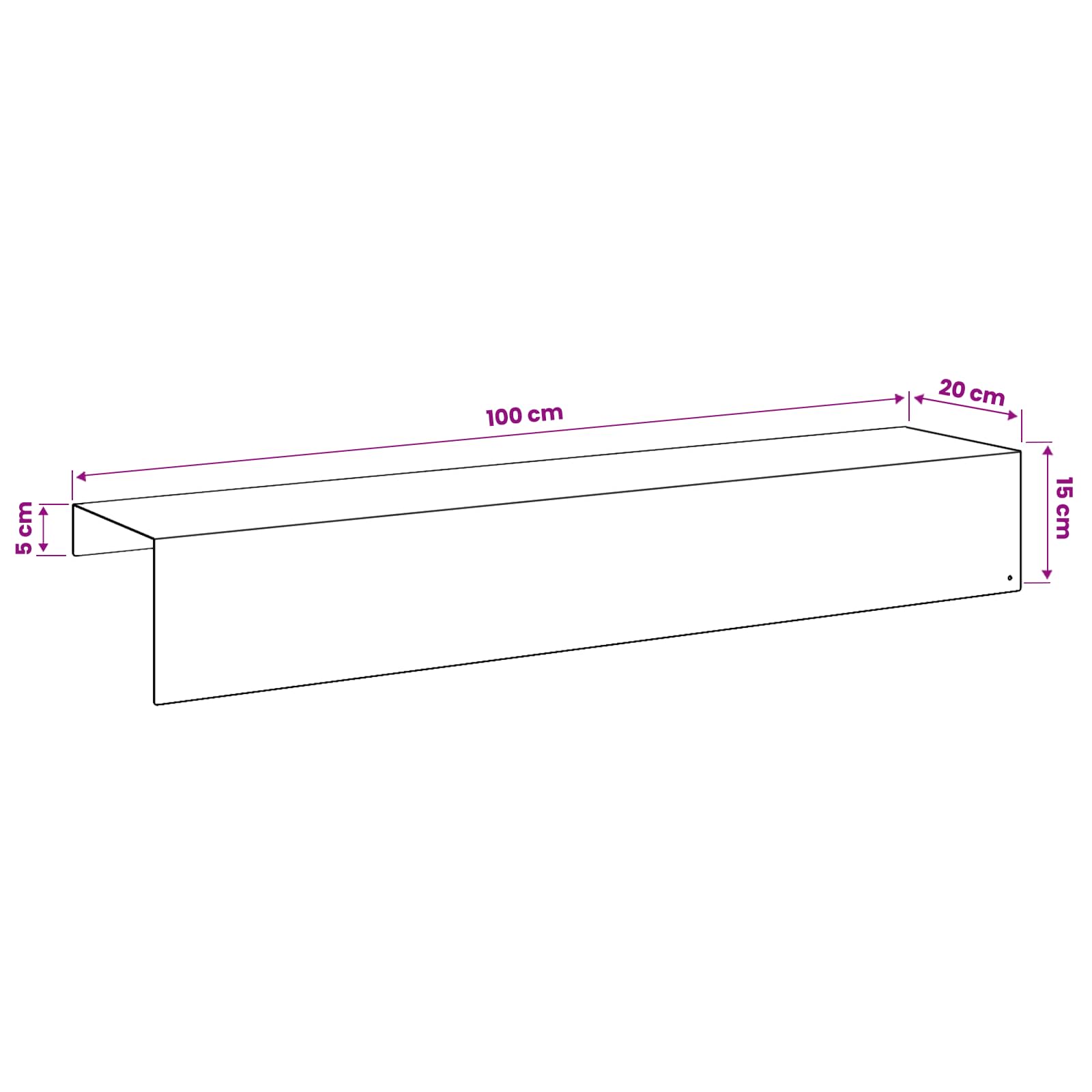 Pokrivni profil za vrtno obrobo 10 kos 100 x 20 x 15 cm Jeklo