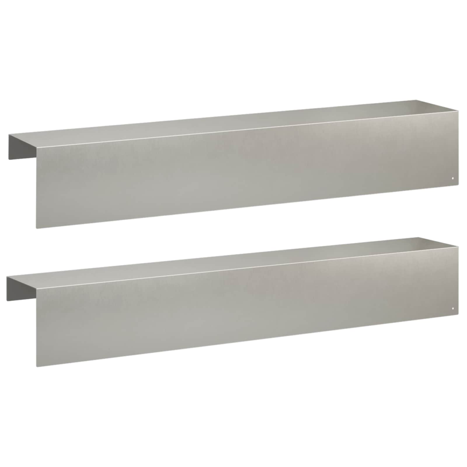 Pokrivni profil za vrtno obrobo 2 kos 100 x 20 x 15 cm