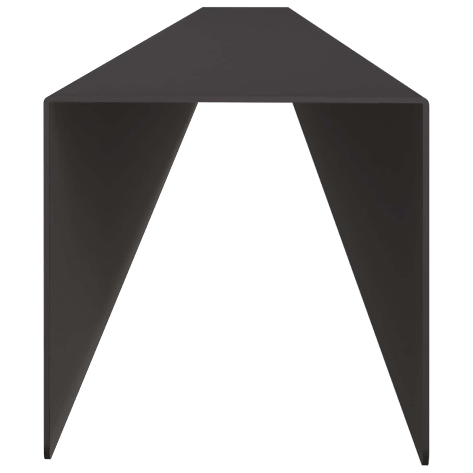 Pokrivni profil za vrtno obrobo 2 kos 100 x 5 x 5 cm Jeklo Črna