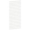 vidaXL Peenra&auml;&auml;re katteprofiil 20 tk 100 x 5 x 5 cm Teras Valge