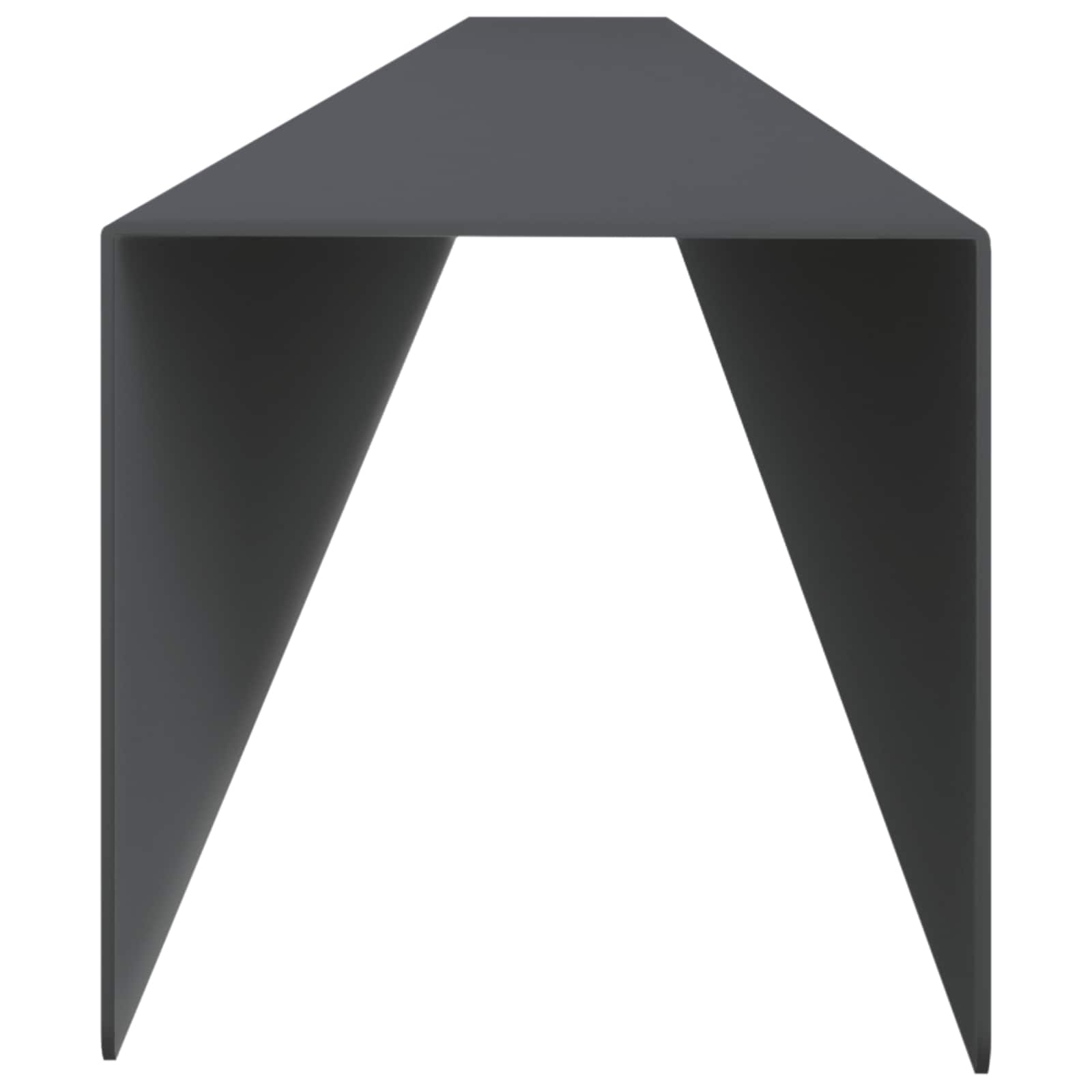 Pokrivni profil za vrtno obrobo 2 kos 100 x 5 x 5 cm Jeklo