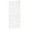 vidaXL Peenra&auml;&auml;re katteprofiil 20 tk 100 x 10 x 5 cm Teras Valge