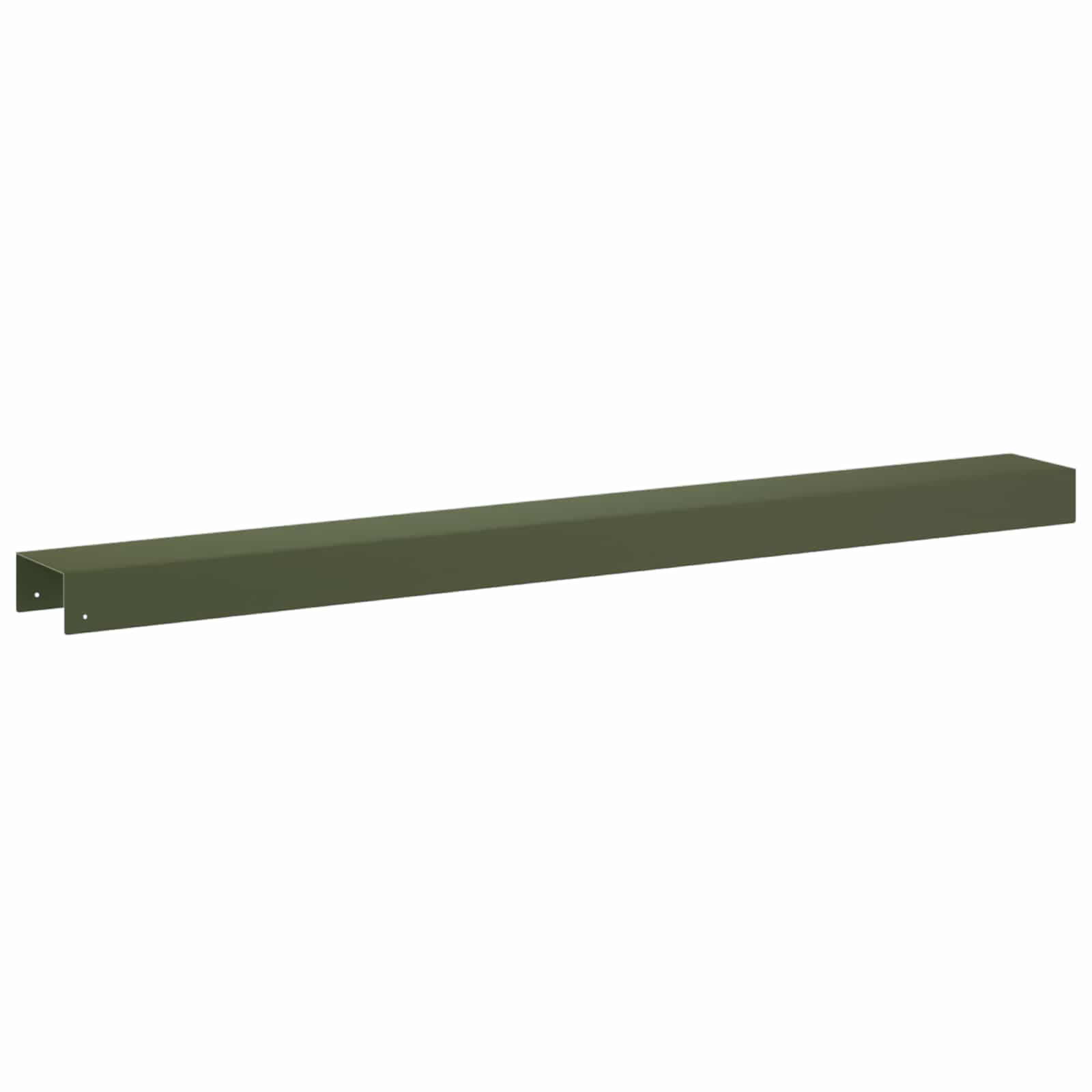 Pokrivni profil za vrtno obrobo 2 kos 100 x 10 x 5 cm Jeklo