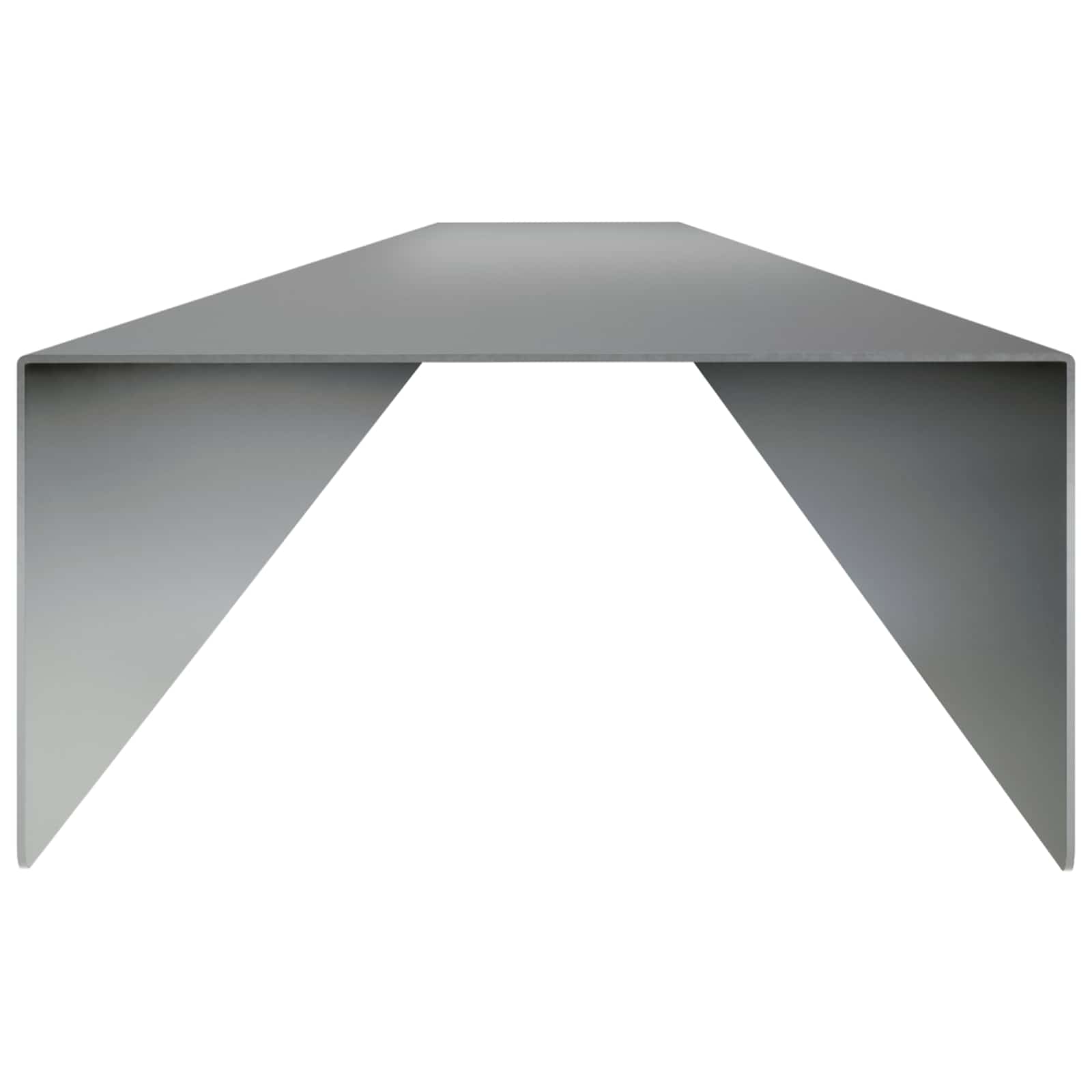 Pokrivni profil za vrtno obrobo 2 kos 100 x 10 x 5 cm