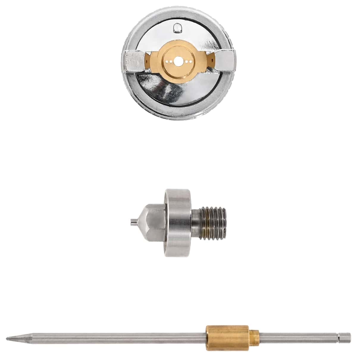 HVLP spraypistol dyse 0,8 mm Dyse Sølv Rustfrit stål - Billede 2
