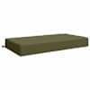 vidaXL Istmepadi SOEST 100% Pol&uuml;ester Oliiviroheline 120 x 80 x 15 cm