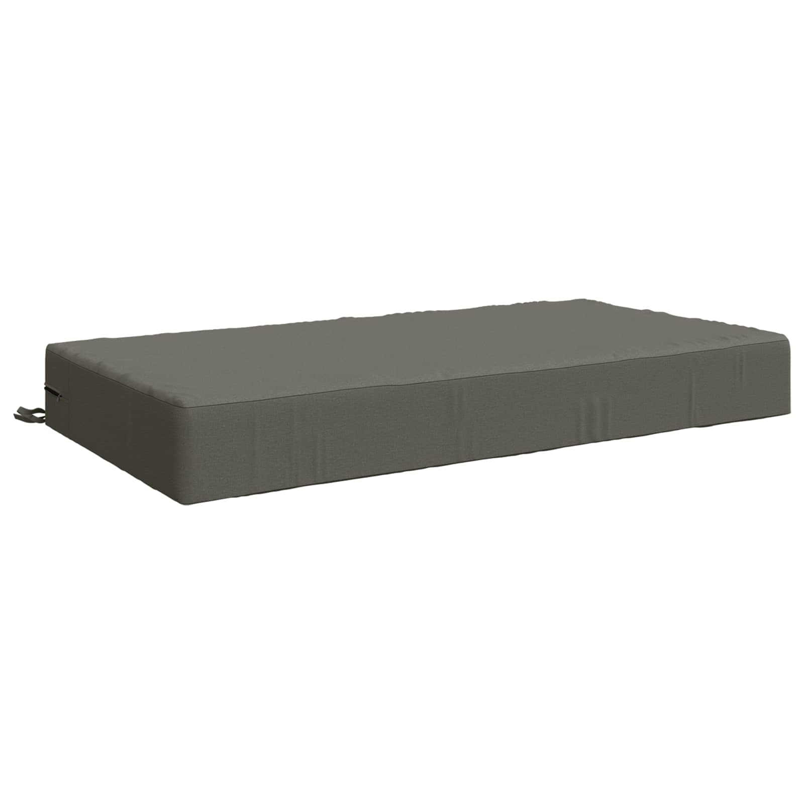 vidaXL Podložka na sedadlo SOEST 100% polyester Sivá 120 x 80 x 15 cm