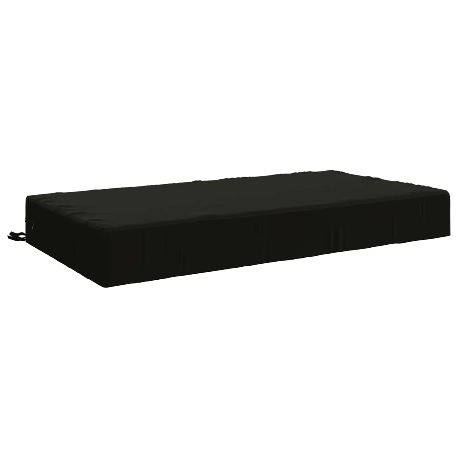 vidaXL Podložka na sedadlo SOEST 100% polyester Čierna