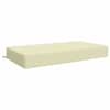 vidaXL Istmepadi SOEST 100% Pol&uuml;ester Kreemjas 120 x 80 x 15 cm