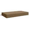 vidaXL Istmepadi SOEST 100% Pol&uuml;ester Pruunikashall 120 x 80 x 15 cm