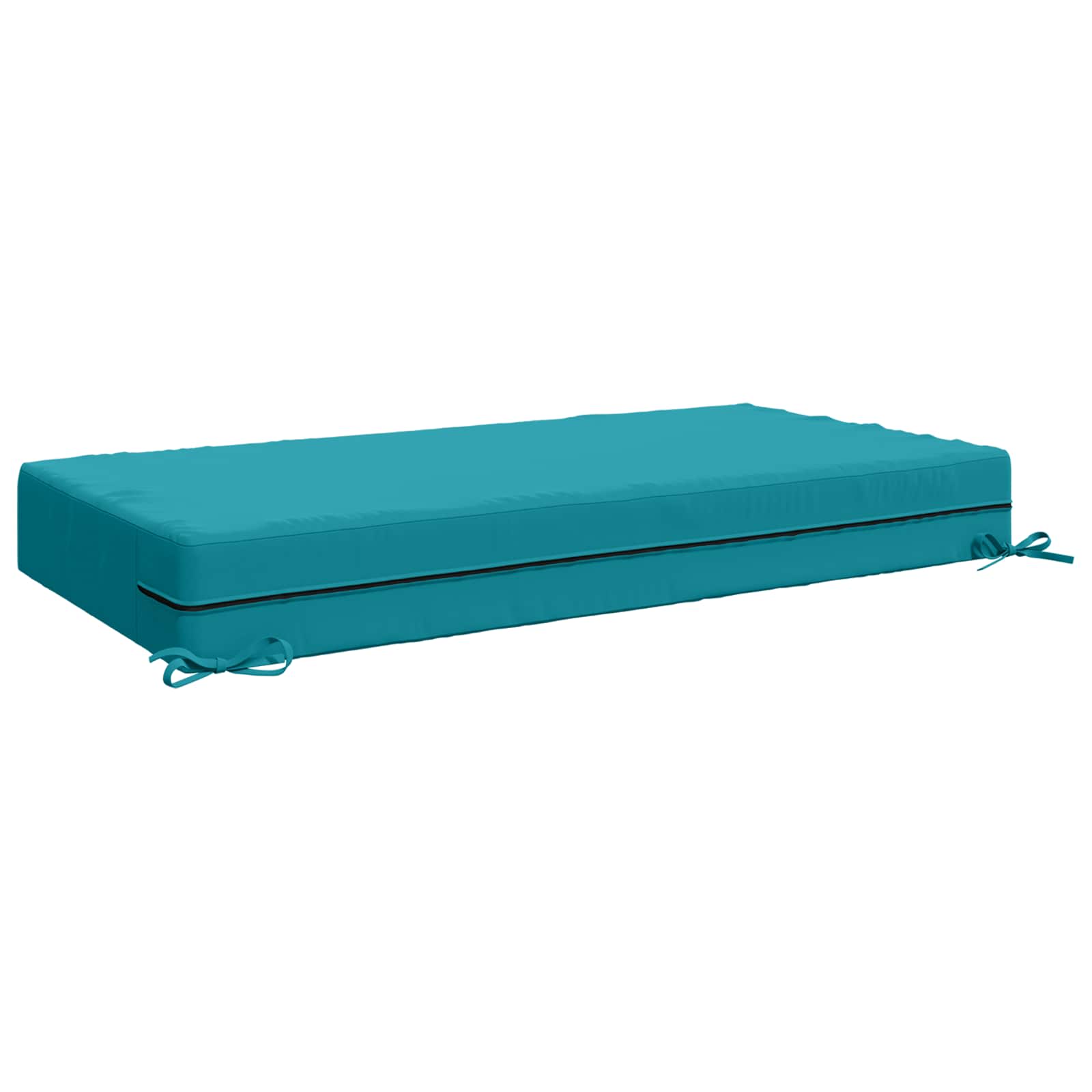 Zitkussen SOEST 100% Polyester Turquoise 120 x 80 x 15 cm image 4