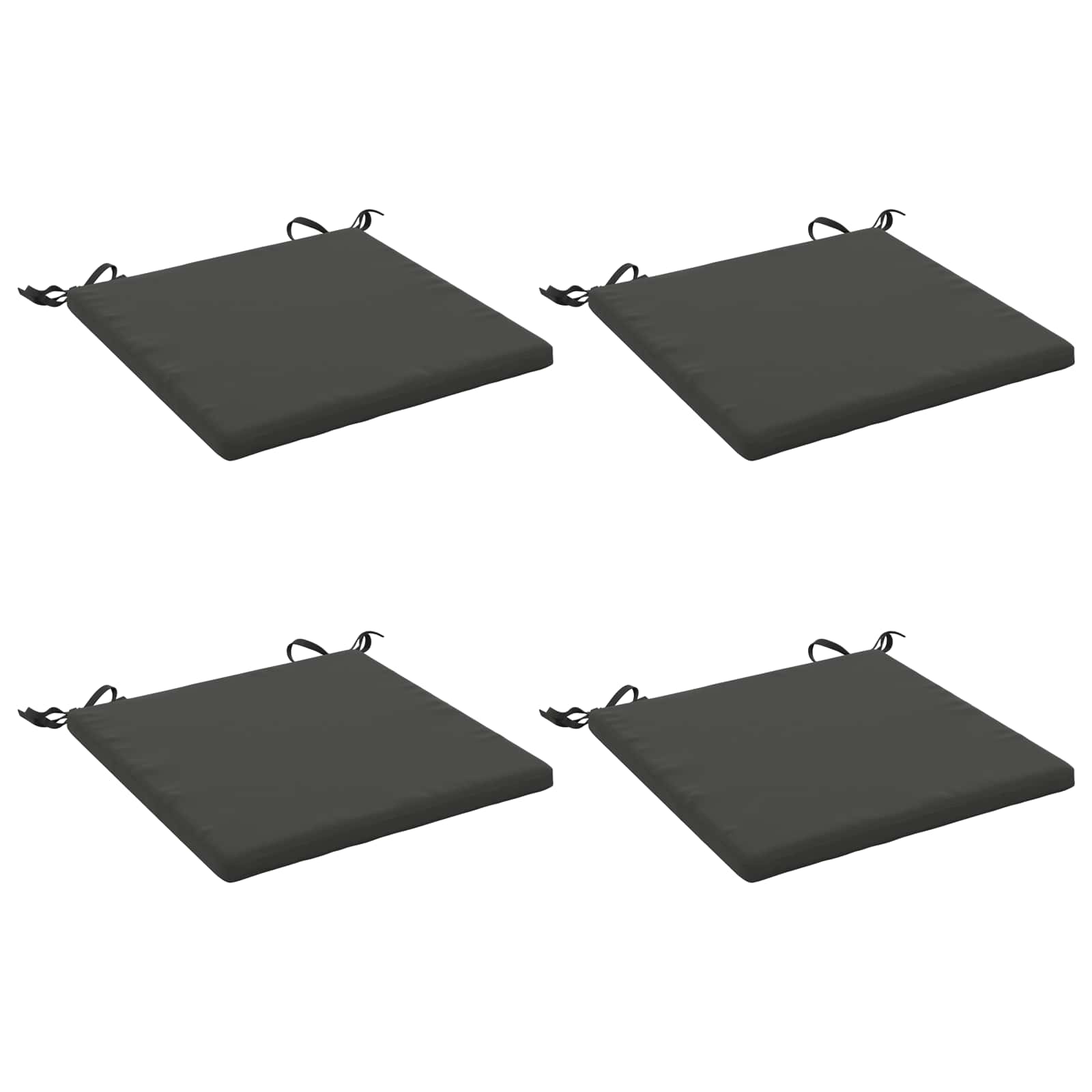 4-Piece Zitkussens SOEST 4 st 100% Polyester Antraciet image 1