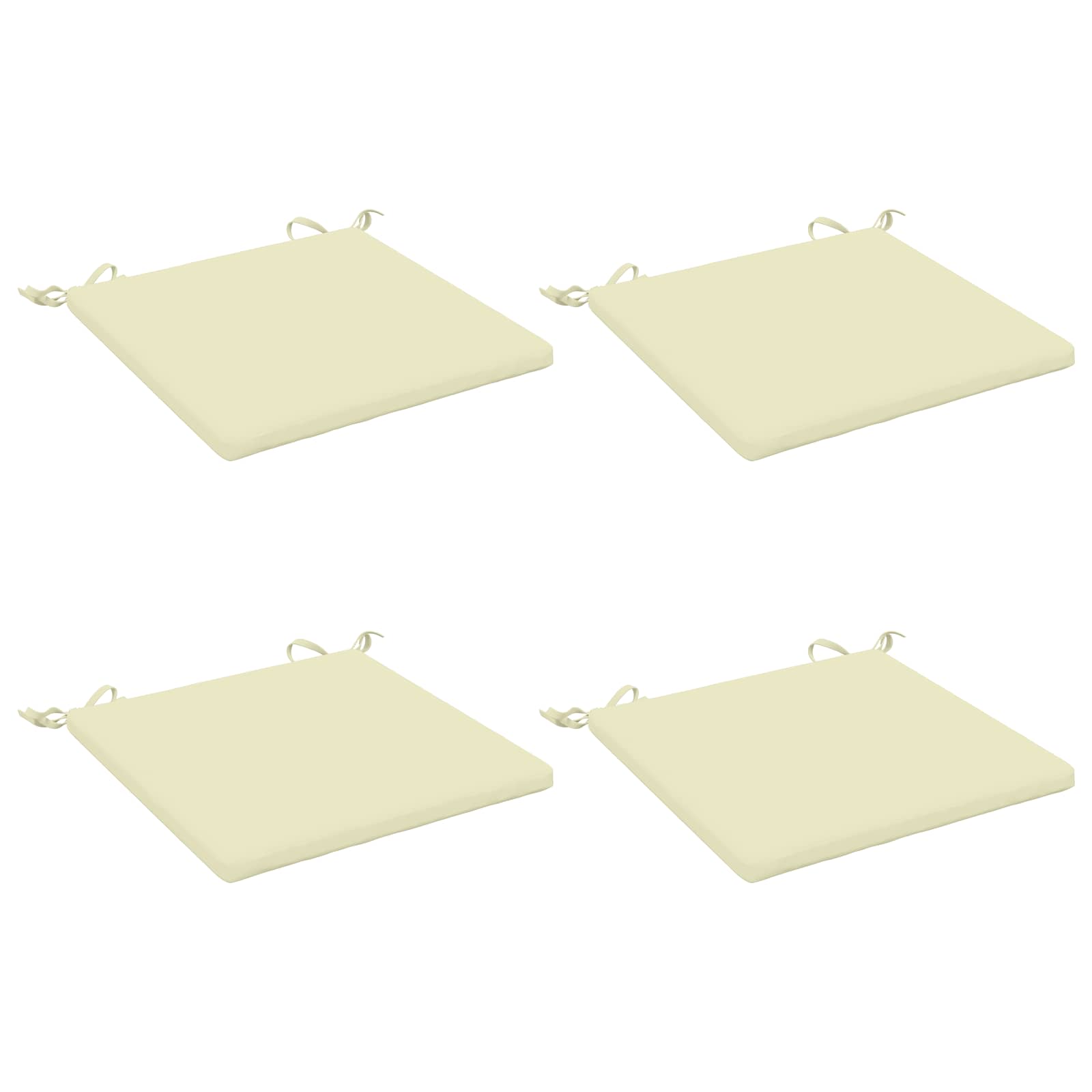 4-Piece Zitkussens SOEST 4 st 100% Polyester Crèmekleurig image 1