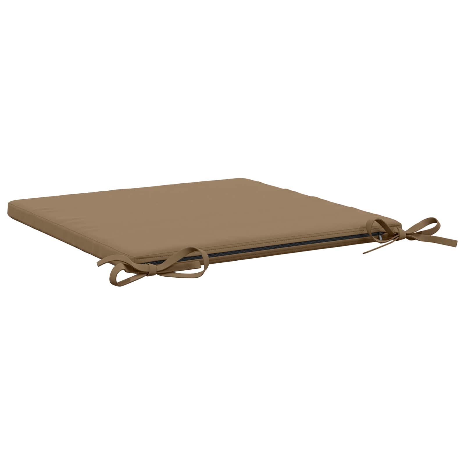 Sedežne blazine SOEST 4 kos 100% poliester Taupe 40 x 40 x 3 cm