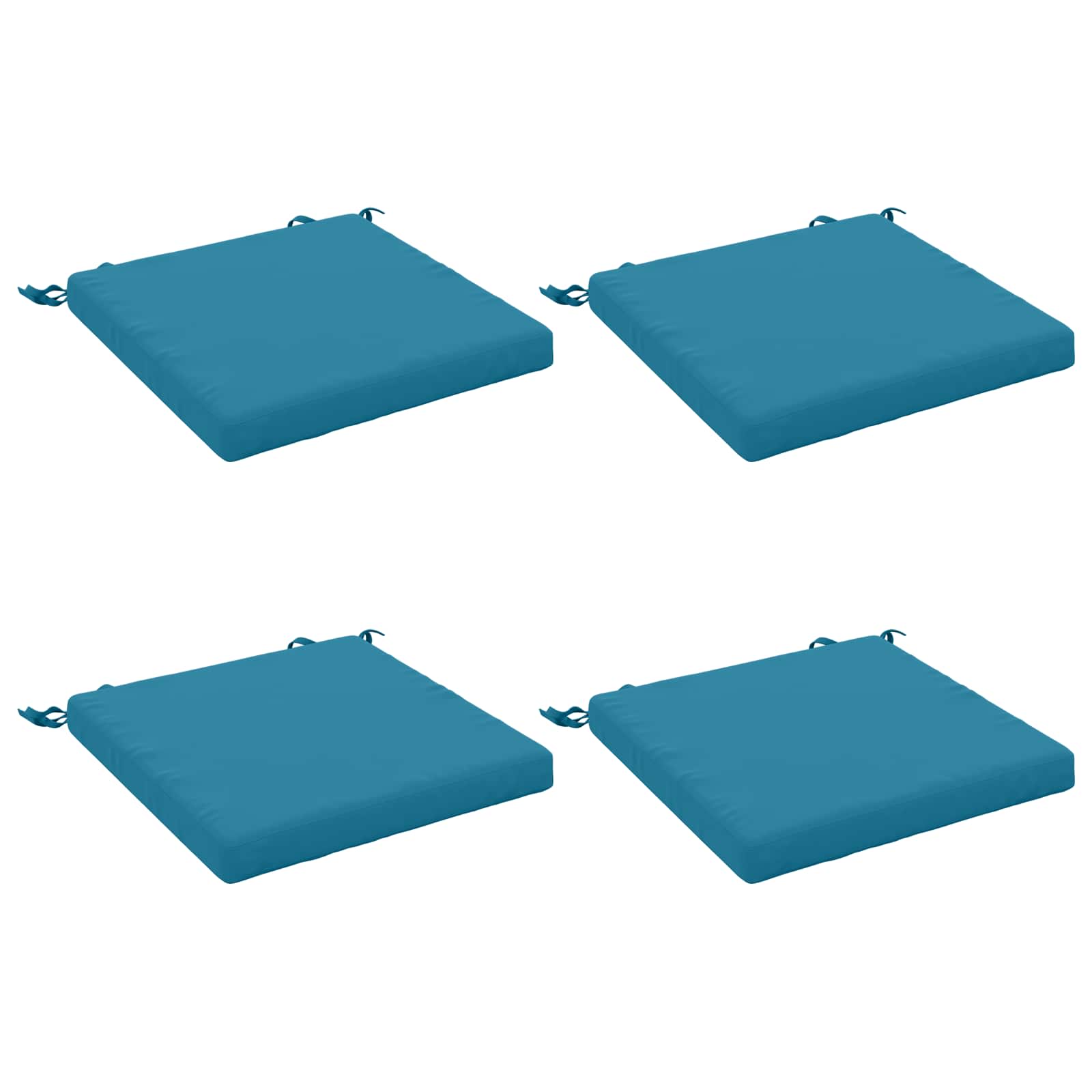 4-Piece Zitkussens SOEST 4 st 100% Polyester Lichtblauw image 1