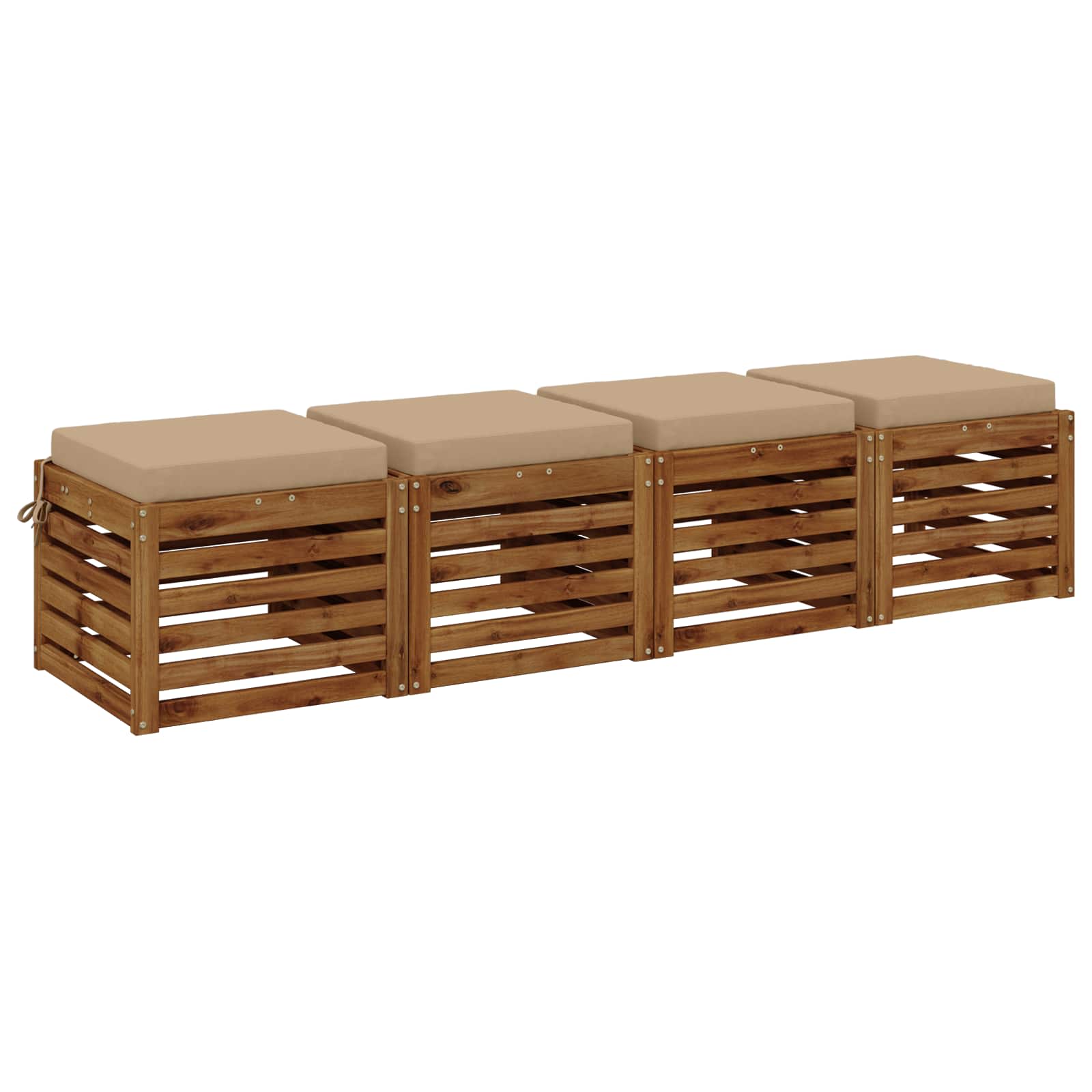 4-Piece Zitkussens SOEST 4 st 100% Polyester Zand image 2