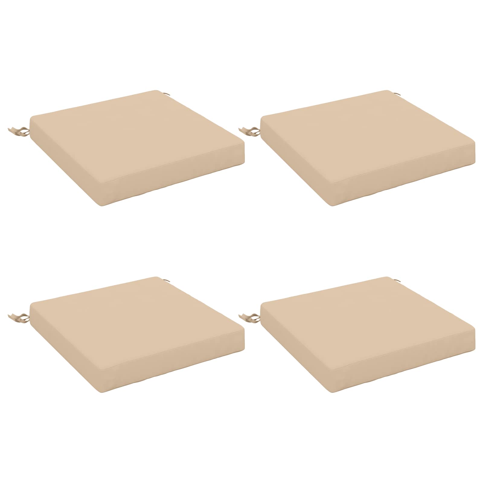 4-Piece Zitkussens SOEST 4 st 100% Polyester Crèmekleurig image 1