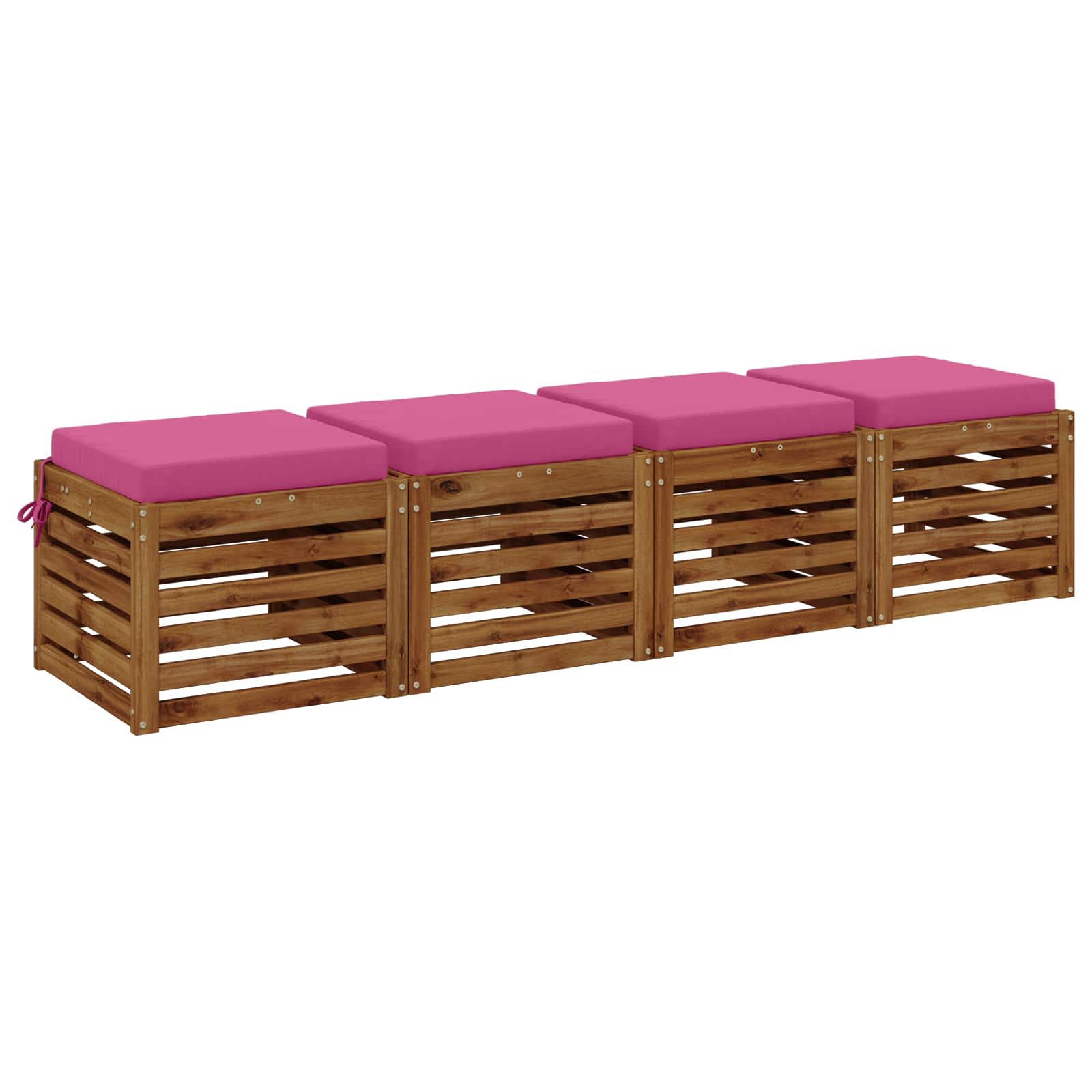 4-Piece Zitkussens SOEST 4 st 100% Polyester Roze image 2