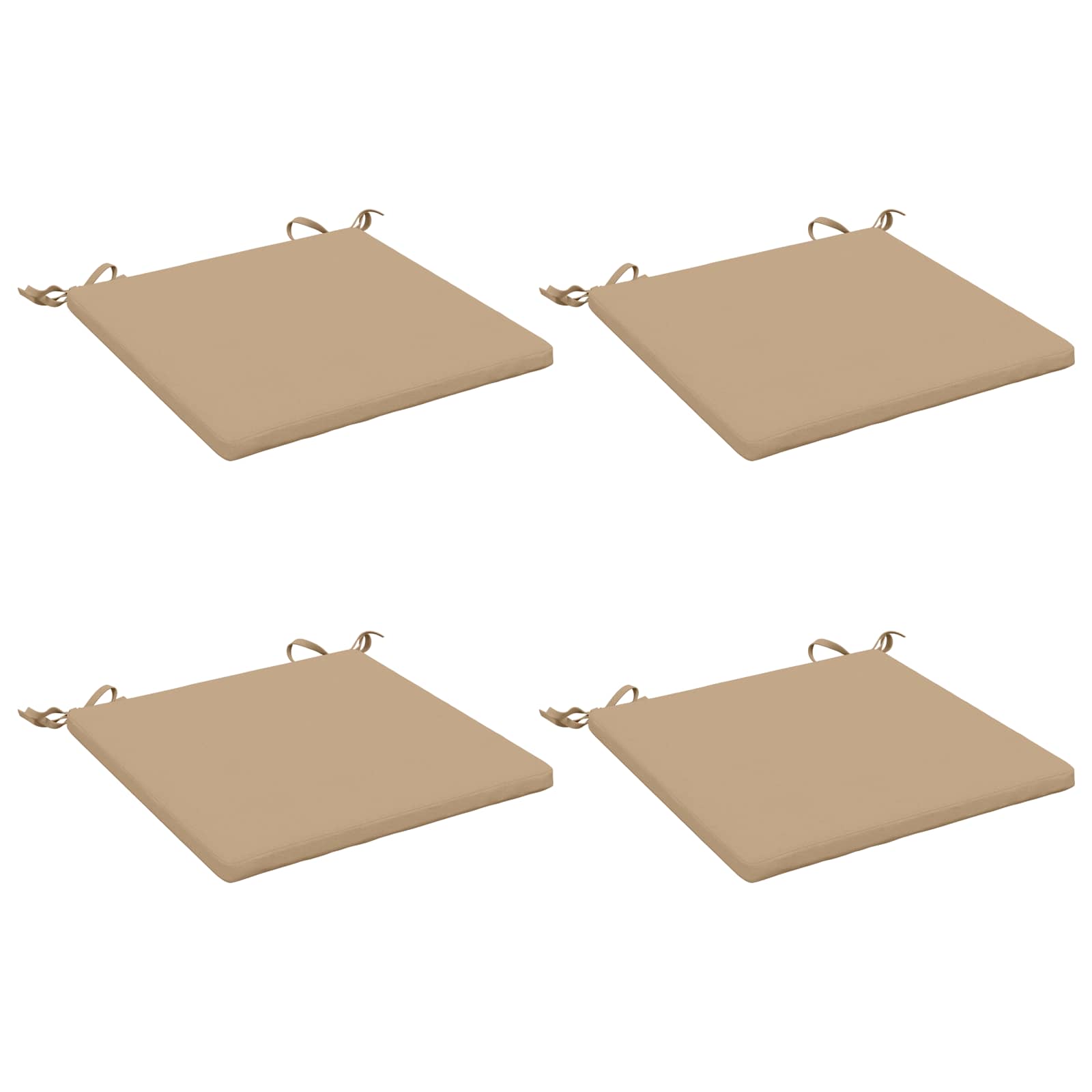 4-Piece Zitkussens SOEST 4 st 100% Polyester Zand image 1