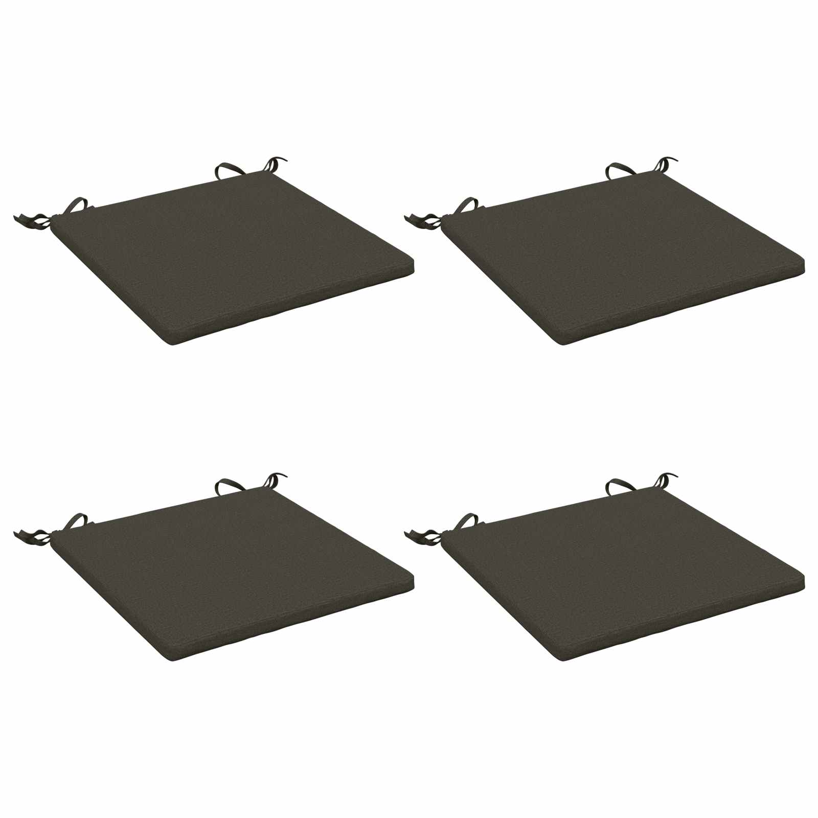 4-Piece Zitkussens SOEST 4 st 100% Polyester Antraciet image 2