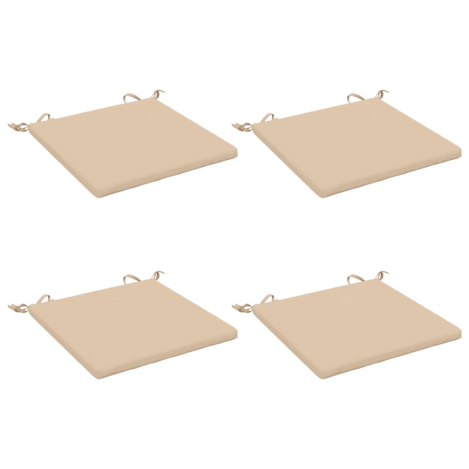 4-Piece Zitkussens SOEST 4 st 100% Polyester Crèmekleurig image 1