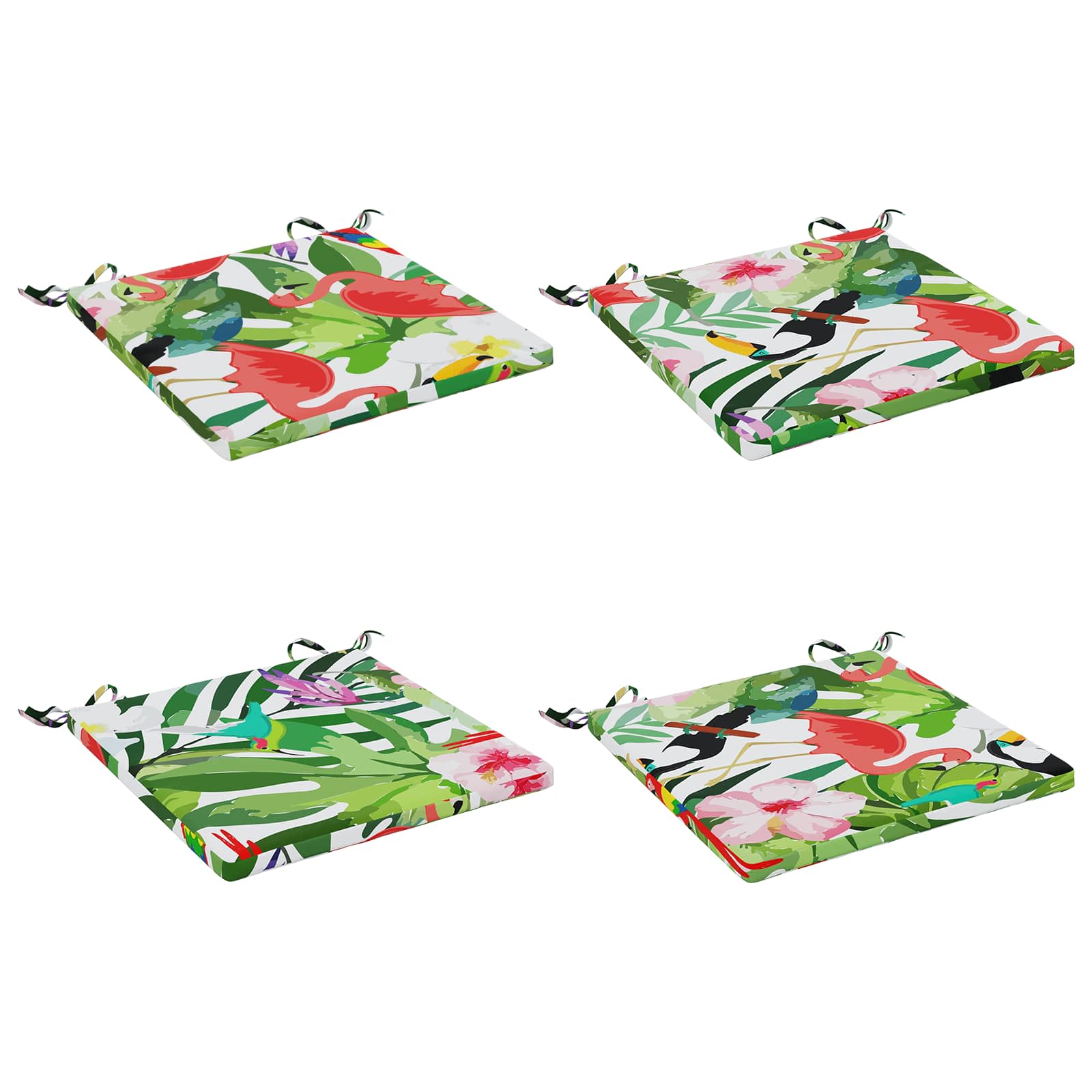 vidaXL 4-dielne sedacie vankúše SOEST 4 ks 100% polyester Viacfarebný