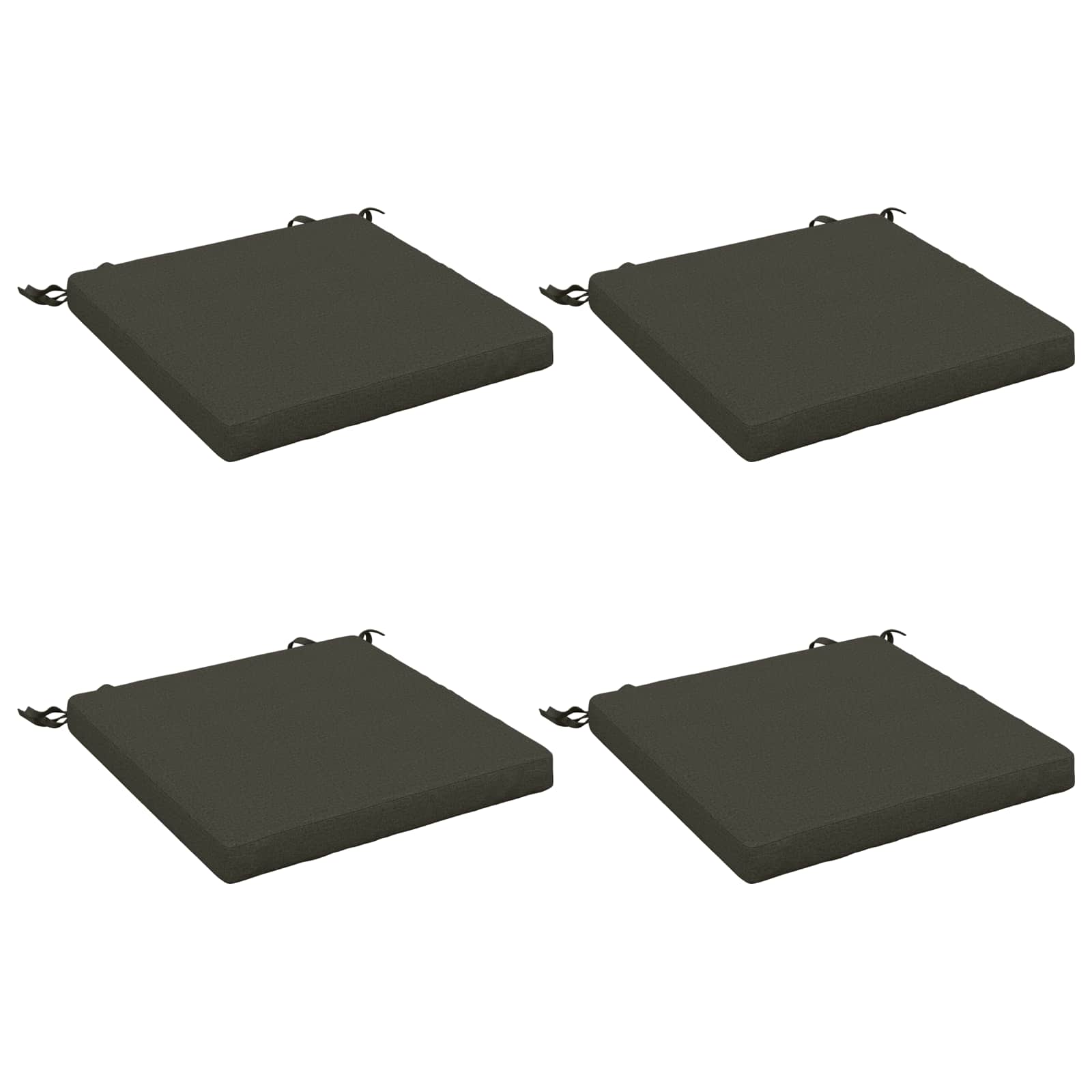 4-Piece Zitkussens SOEST 4 st 100% Polyester Antraciet image 2